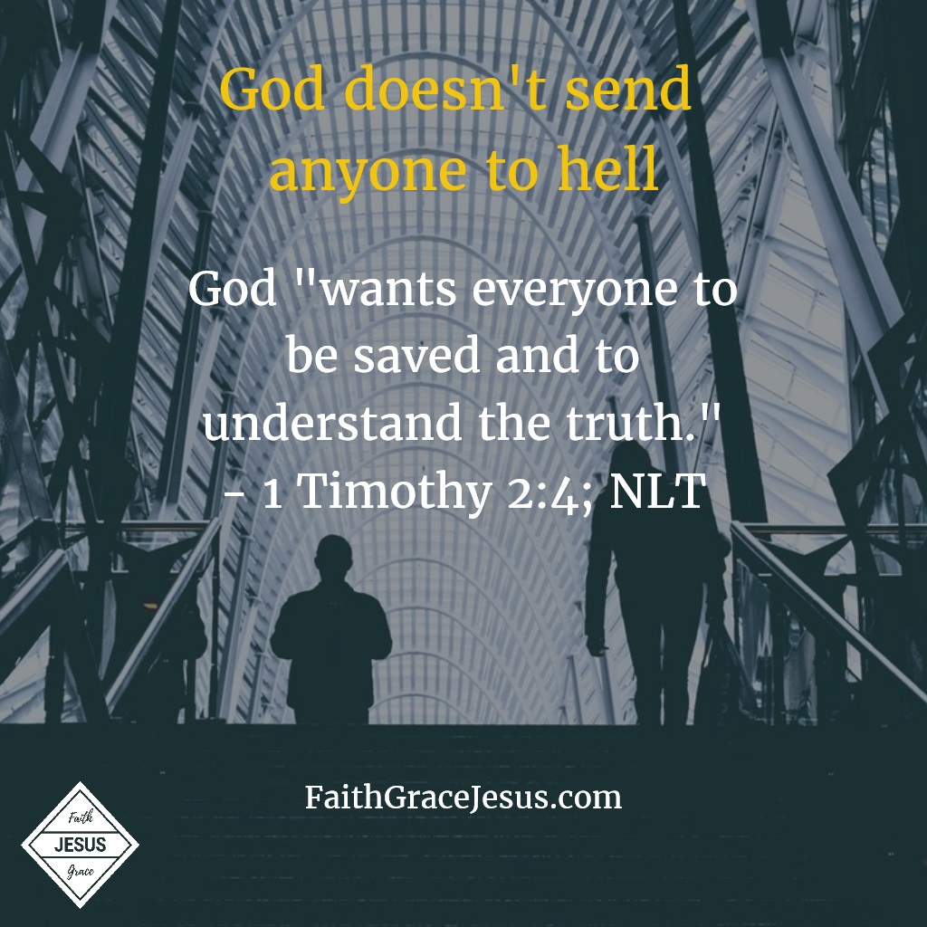 How can a loving God send people to hell? God does not