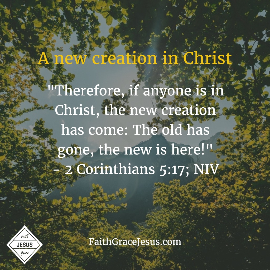 A new creation in Christ