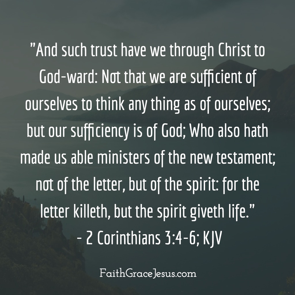 2 Corinthians 3:4-6