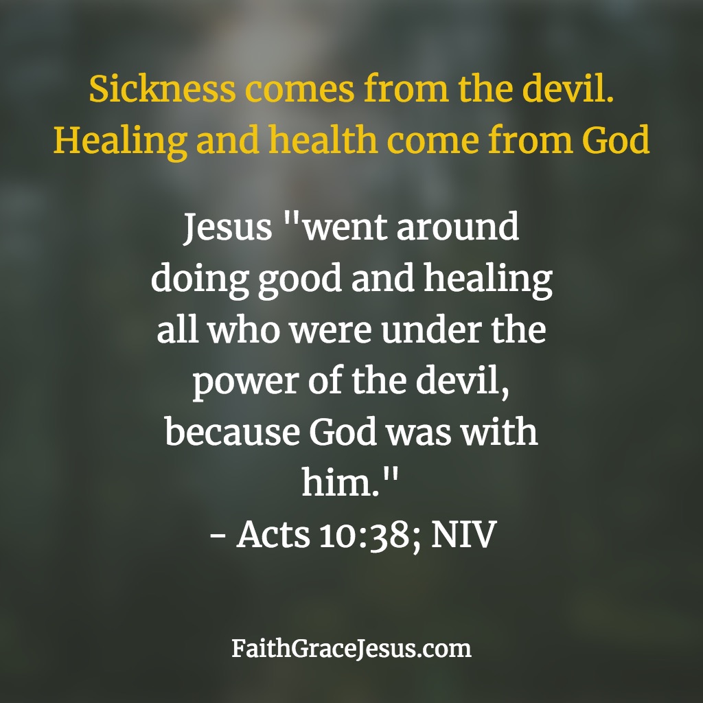 Acts 10:38 (NIV)