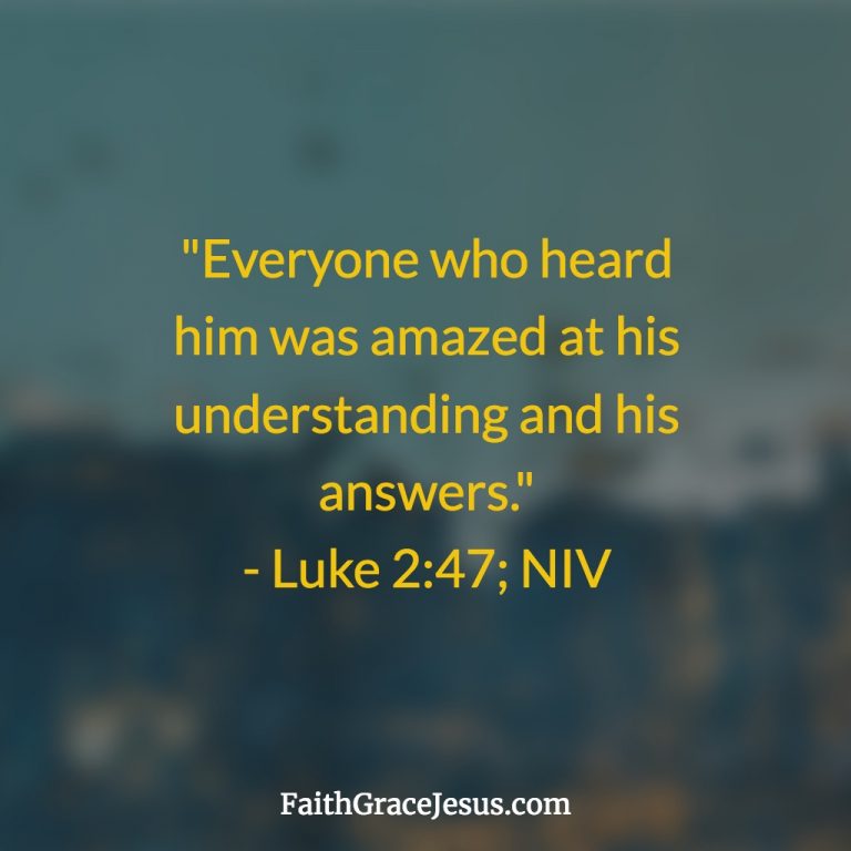 What did Jesus do at age 12? Faith Grace Jesus