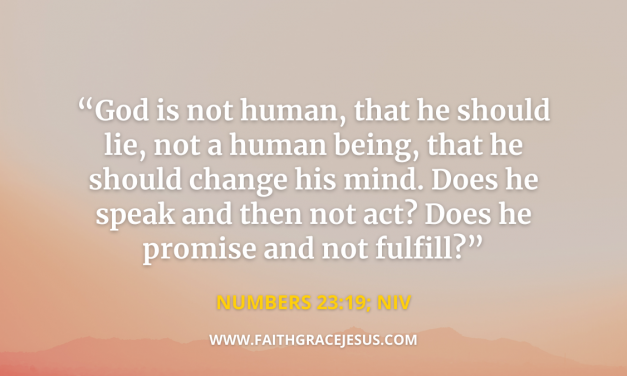 Does God change His mind?